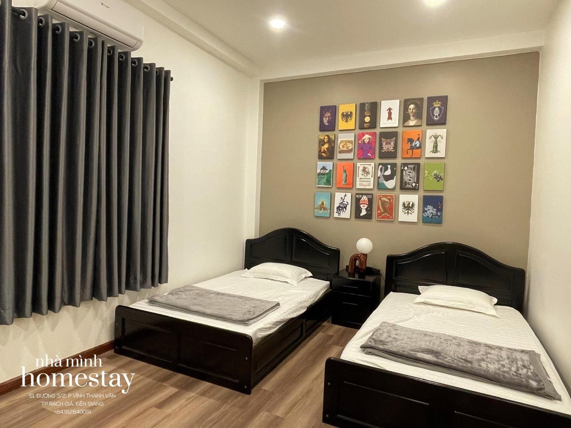 Nha Minh Homestay Rạch Gia Exteriör bild